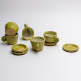 Martina Thornhill x heart espresso cup/saucer